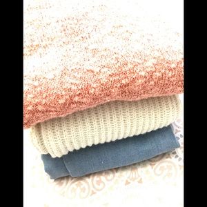 Lot Of 3 Items 2 Sweaters XL & 1 Jean